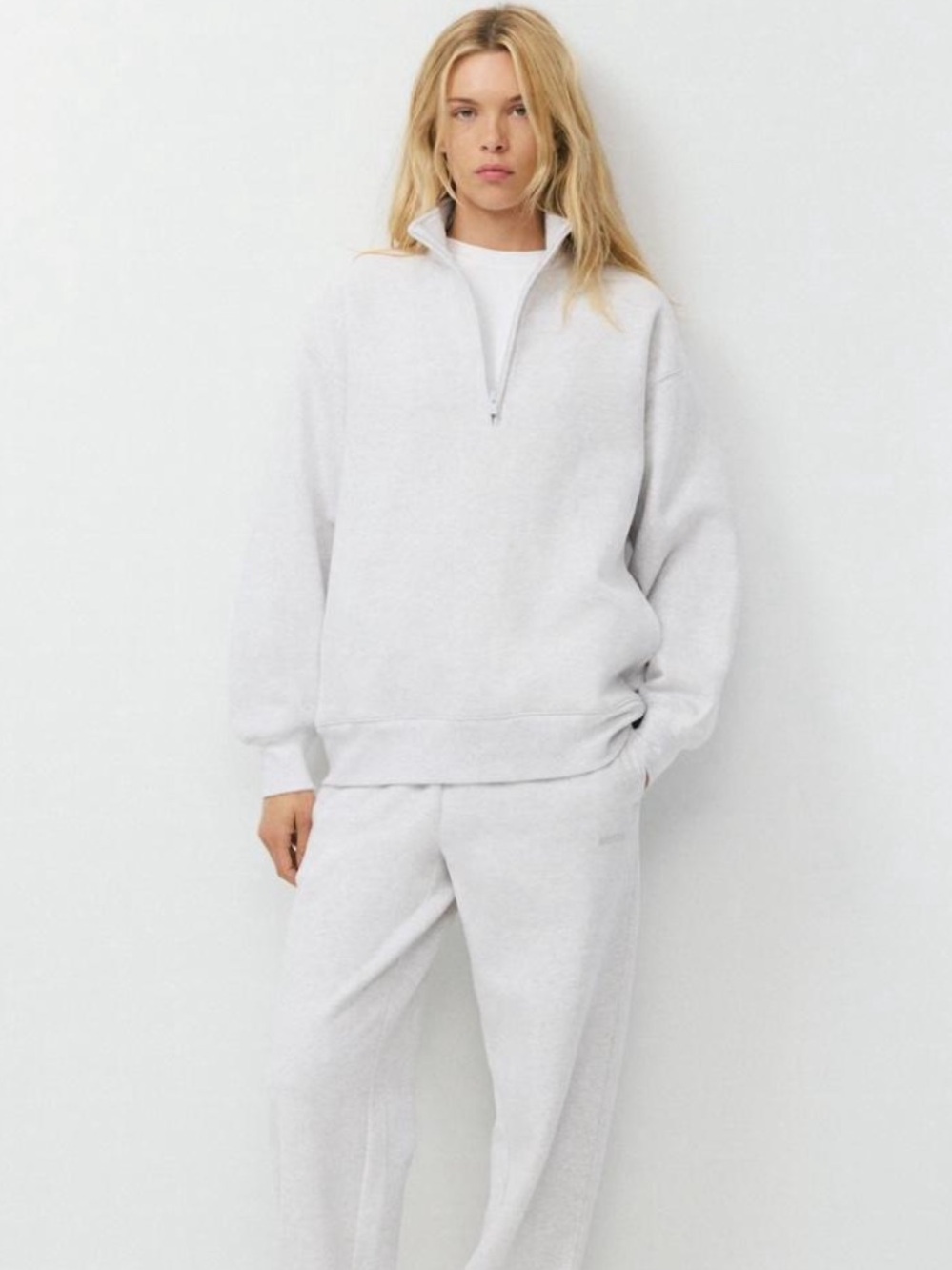TNA cozy fleece quarter zip